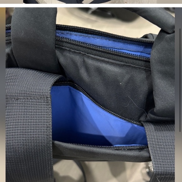 Moleskine Slim Laptop Backpack Bag Tote  Briefcase - Gray/Blue - Picture 4 of 5